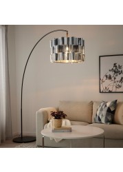 ÄLVSTARR / SKAFTET Floor lamp, arched