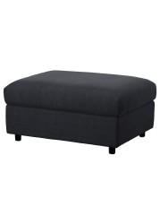 VIMLE Cover for footstool with storage