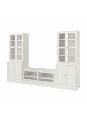 HAVSTA TV storage combination/glass doors