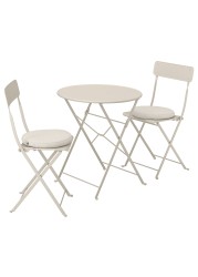 SALTHOLMEN Table+2 folding chairs, outdoor