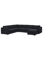 VIMLE Cvr crnr sofa-bed 5-seat w chs lng