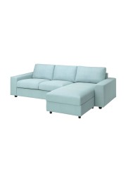 VIMLE Cover 3-seat sofa w chaise longue