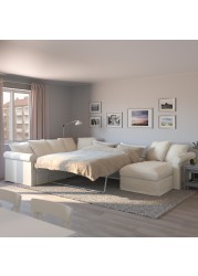 GRÖNLID Crnr sofa-bed, 5-seat w chaise lng