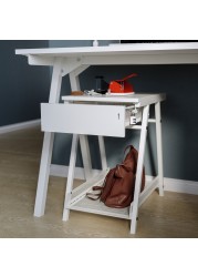 TROTTEN / FLINTAN Desk and storage combination