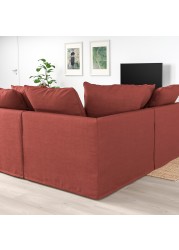 GRÖNLID Crnr sofa-bed, 5-seat w chaise lng