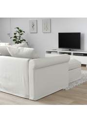 GRÖNLID 3-seat sofa-bed with chaise longue