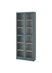 BILLY Bookcase with glass-doors