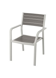 SJÄLLAND Chair with armrests, outdoor