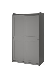 HAUGA Wardrobe with sliding doors