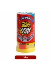 Bazooka Push Pop Triple Power Candy 34g x12