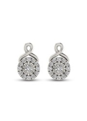 18k MIRACLE DIAMOND EARRING 0.09 CTS-Yellow Gold