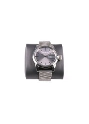 English Laundry Classic Ladies Chrono Grey Mesh Watch with Cufflinks-829150