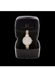 Alfred Sung - Women&#39;s Silhouette Analog Watch AS2023RM-2A | Gold colour | Stainess Steel | Water Resistant