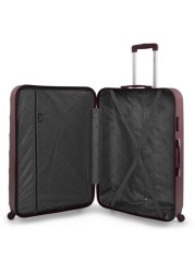 Senator Hardside Large Check-in Size 82 Centimeter (32 Inch) 4 Wheel Spinner Luggage Trolley in Burgundy Color A207-32_BGN
