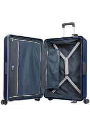 Eminent Brand Hardsided PP Medium Check-in Size 76 Centimeter (28 Inch) 4 Twin-Wheel Spinner Luggage Trolley in Dark Blue Color B0006-28_DBL