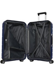 Eminent Brand Hardsided PP Small Check-In Size 66 Centimeter (24 Inch) 4 Twin-Wheel Spinner Luggage Trolley in Dark Blue Color B0011-24_DBL