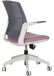 BASIC Chair, Ergonomic Desk Chair, Office &amp; Computer Chair for Home &amp; Office by Navodesk (WILD ROSE)