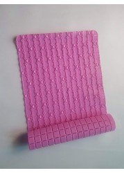 Non Slip Shower Mat Pink 78 x 35 cm