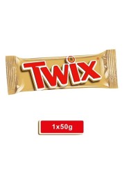 Twix Twin Chocolate Bars 50g x Pack of 25