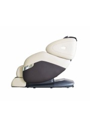 ARES iSmart Intelligent Full Body Massage Chair with Zero Gravity and Advanced Foot Roller - Gold/Brown