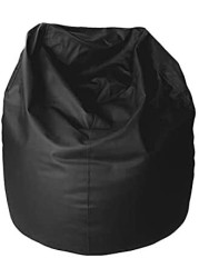 Luxe Decora PVC Bean Bag (Black)