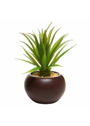 MyGift Potted Artificial Mini Succulent Plants, Set of 3