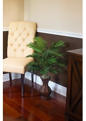 Nearly Natural 6661 Areca Palm with Urn Silk Plant,Green,35 x 12