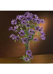 Nearly Natural 2125-PP 28.5 Cosmo Stem (Set of 12) Purple
