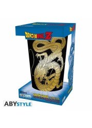 Shenron the Divine Dragon Seven Dragon Balls Design Dragon Ball Z Licensed Black 400 ml High Quality Large Glass