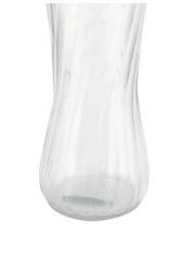 Delcasa Glass Water Bottle Clear/Silver 1000ml