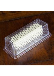 Chef Craft Plastic Butter Dish, One Size, Clear