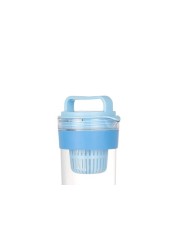 Vague Water Pitcher 1.4 L With 4 Cups 400 Ml Set Blue