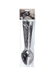 Delcasa 6-Piece Dessert Spoon Silver