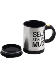 The Mohrim Self Stirring Mug Coffee Cup Tea Auto Mixer Drink Insulate Stainless (Black)