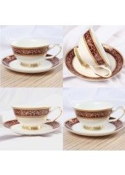 XIANGYU Dinner Set Porcelain Gold, 115pcs tea set; 10&#39;5 flat plate- (12) , 8&#39; soup plate- (12) 8&#39; flat plate- (12), 7&#39;5 flat plate- (12) 6&#39; salad bowl- (12), &#39;tea pot (1set)- (2) Tea cup/Saucer(12set)