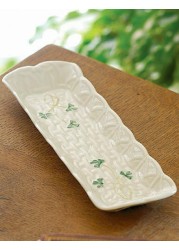 Belleek 2083 Shamrock Mint Tray