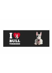 Tree Free Greetings XM29024 I Heart Bull Terriers Artful Jumbo Mug, 20-Ounce, White