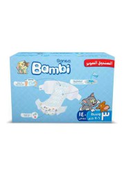 Sanita Bambi Size 3 Medium Diapers for Kids Super Box 140 Diapers