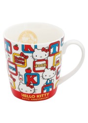 Hello Kitty 40th Anniversary Mug with Stirrer, White, 420 ml