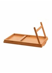 Bamboo Breakfast Serving Tray Beige 58x38x6.5centimeter