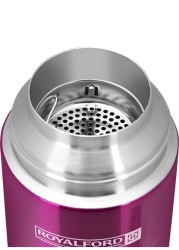 ROYALFORD Stainless Steel Vacuum Bottle Pink/White 320ml