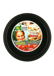 ROYALFORD Non-Stick Round Tray Red/Black 28centimeter