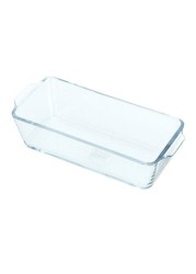 Royalford Borosilicate Rectangular Glass Loaf Dish Clear 0.8L