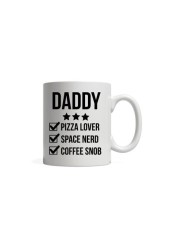 Daddy Pizza Lover Printed Ceramic Tea and Coffee Mug 320ml   Coffee Mug   Tea Mug   Mug for Tea   Mug for Coffee   Mug for Gifting   Ceramic Coffee Mug   Printed Coffee Mug