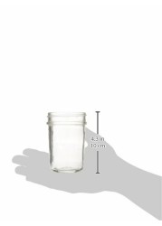 Kate Aspen Clear Mason Jar, set of 12