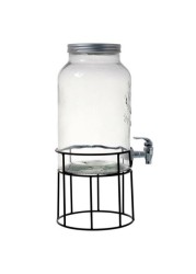 Orchid Beverage Dispenser W/ Stand (6 L, 20 X 20 X 39 Cm)