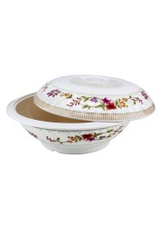 MELAMINE WAVE CASSEROLE BOWL WITH COVER 10&quot; ML-BCW-5110