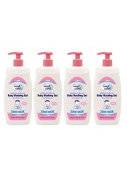 Cool &amp; Cool Baby Washing Gel - 500ml x 4pcs