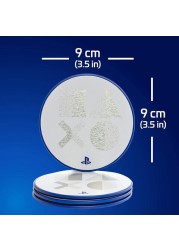 Paladone Playstation 5 Metal Drink Coasters, Set Of Four Coasters, Officially Licensed Merchandise