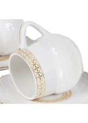 &quot;Shallow&quot; 12Pcs Coffee Cup &amp; Saucer Set 90ml RHF-90C